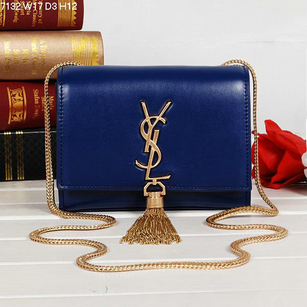 cheap discount replica ysl monogramme cross-body tassel shoulder bag 7132 royablue